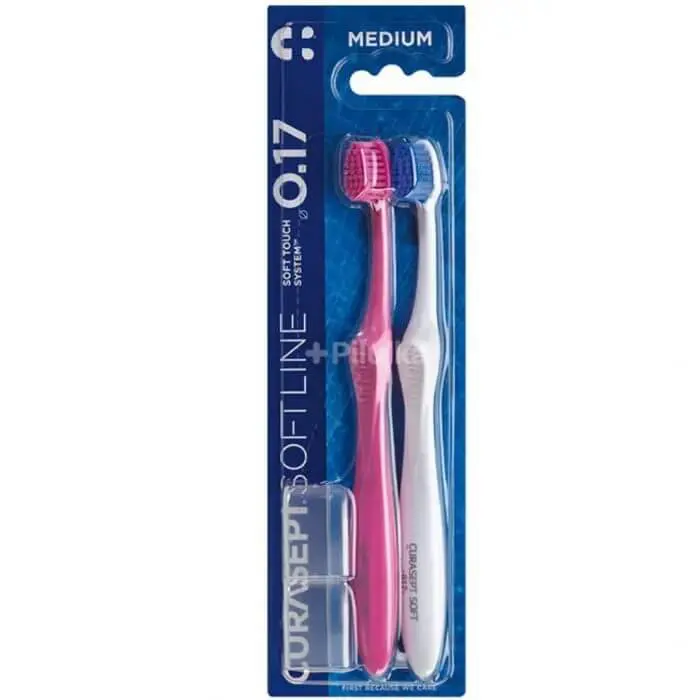 curasept-curasept-brosse-a-dents-medium-017-bi-pack-brosses-a-dents-adultes CURASEPT BROSSE A DENT MEDIUM 0.17 BI-PACK – Image 1