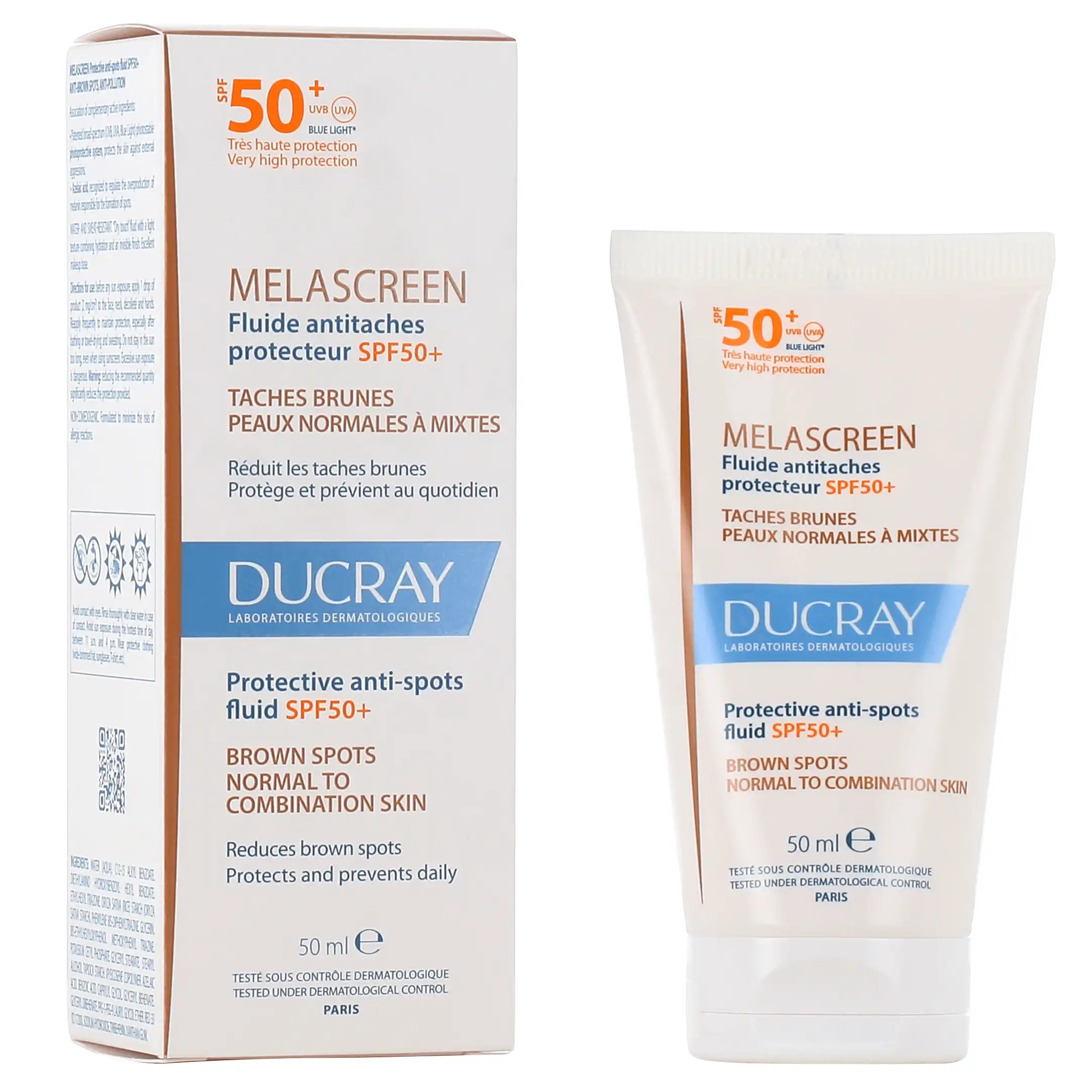 ducray-melascreen-spf-50-melascreen14-1677746978 Ducray MELASCREEN Fluide antitaches protecteur SPF50+ – Image 1