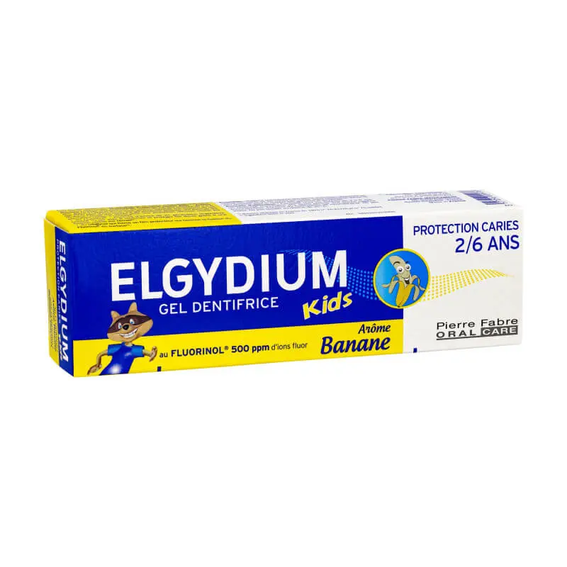elgydium-dentifrice-banane-2-6-ans ELGYDIUM Kids Banane 2/6 ans - dentifrice enfant – Image 1