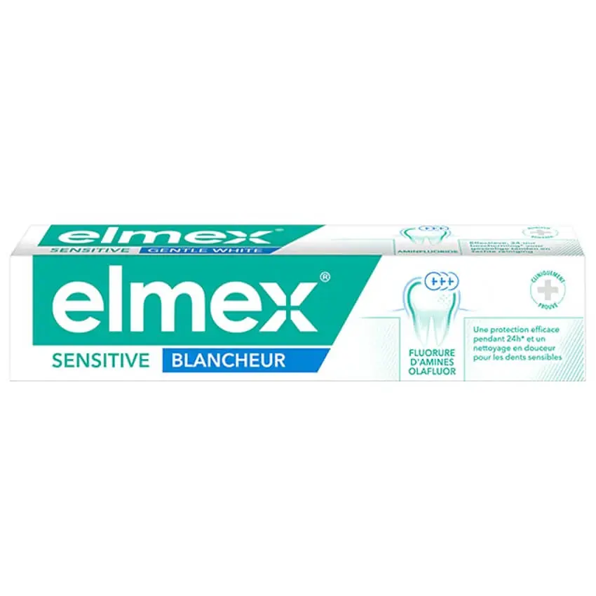 elmex-dentifrice-sensiive-blancheur-75ml ELMEX SENSITIVE BLANCHEUR – Image 1