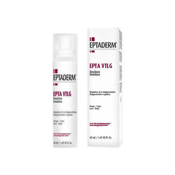 epta-vtlg-emulsion-50-ml Eptaderm Epta VLG Émulsion Régulatrice Dépigmentation – 50ml – Image 1