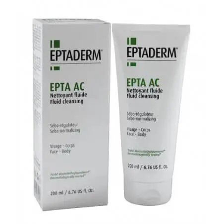 EPTADERM EPTA AC NETTOYANT FLUIDE SÉBO-RÉGULATEUR 200ML