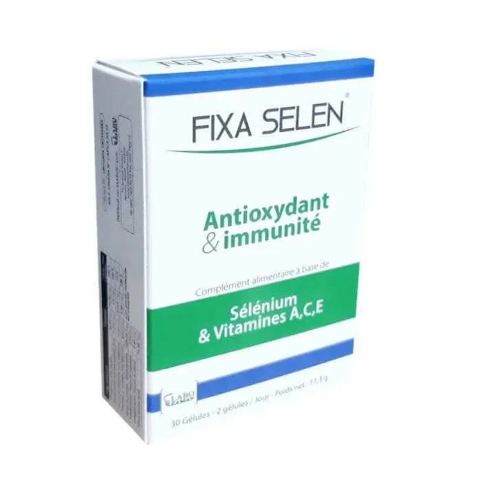 fixa-fixa-selen-antioxydant-et-immunite-30-gelules-vitamine-et-forme FIXA SELEN ANTIOXYDANT ET IMMUNITE 30 GELULES – Image 1