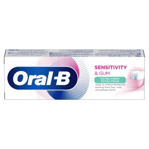 Oral B Sensibilité & Gommes Dentifrice Blanchissant Doux 75 ml