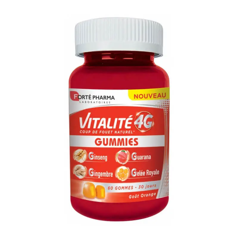 forte-pharma-vitality-4g-60-gummies Forté Pharma Vitalité 4G 60 Gommes – Image 1