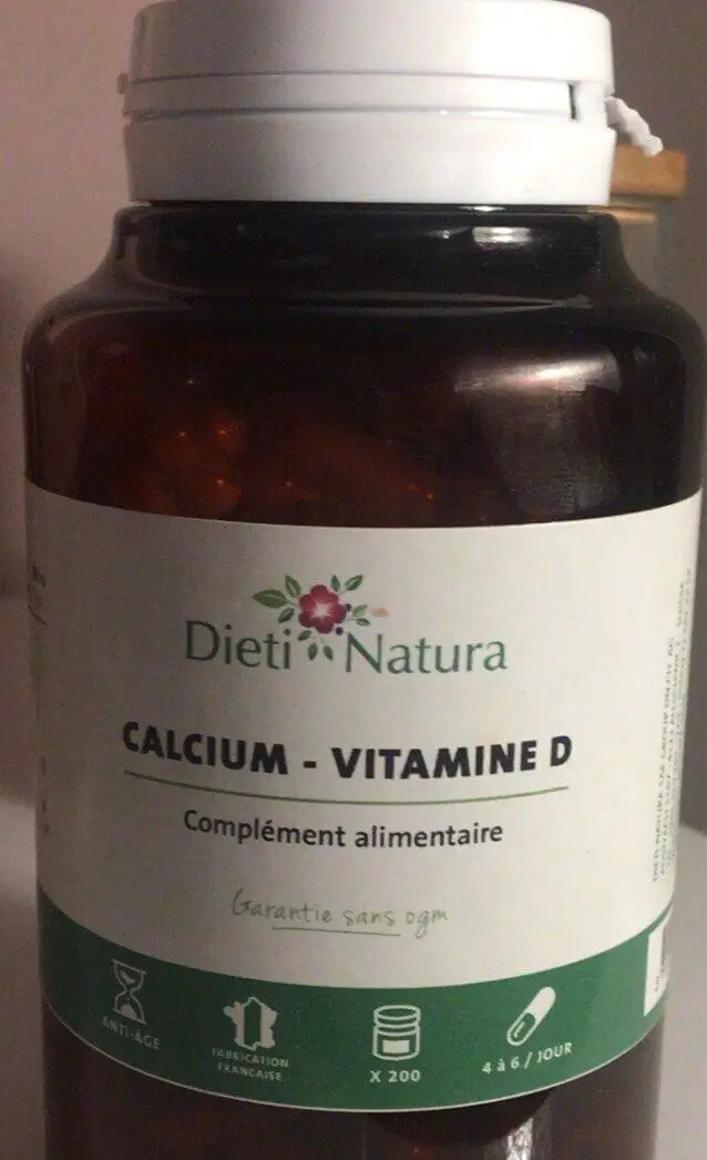 front_fr.3.full Dieti natura Calcium - Vitamine D x200 – Image 1