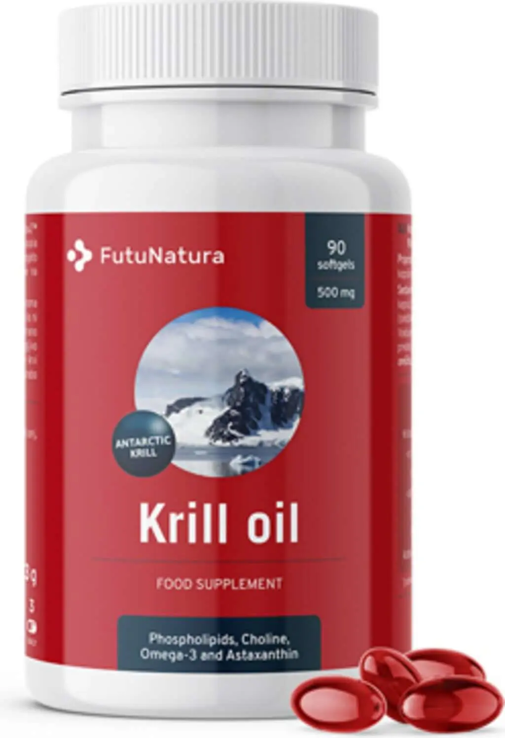 futunatura-olio-di-krill-superba2-90-softgels-1379927-fr FutuNatura krill oil Superba2™, 90 gélules Source durable d'oméga 3. – Image 1