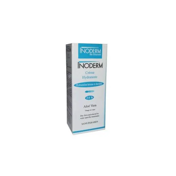inoderm-inoderm-creme-hydratante-visage-pour-peaux-seches-cremes-jour INODERM CREME HYDRATANTE 50ML – Image 1