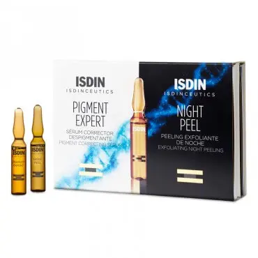 isdinceutics-pigment-expert-10-ampoules-night-peel-10-cartridges Isdinceutics Pigment Expert 10 ampères + Night Peel 10 ampères – Image 1