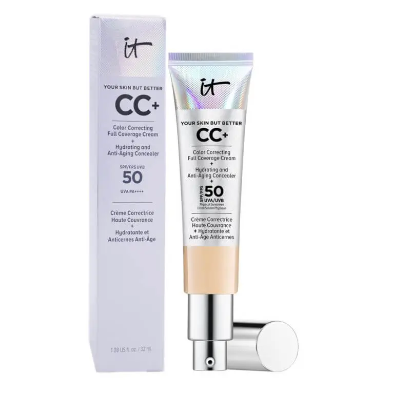 it-cosmetics-cc-creme-spf50-medium-3605971979309 It Cosmetics CC+ Haute Couvrance 32ml – Image 1