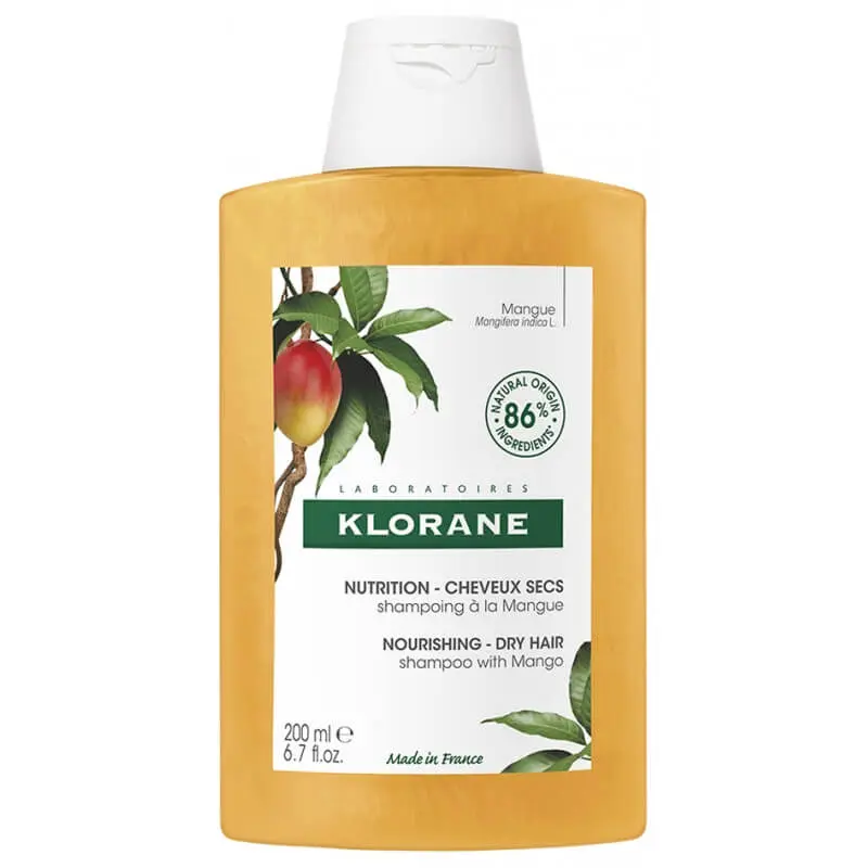 klorane-shampoing-nutritif-au-beurre-de-mangue-200ml KLORANE NUTRITION SHAMPOOING AU BEURRE DE MANGUE 200ML – Image 1