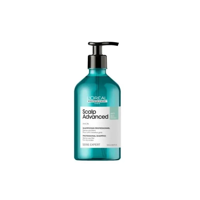 l-oreal-paris-shampooing-professionnel-dermo-purifiant-pour-cuir-chevelu-et-cheveux-gras-serie-expert-scalp-advanced-500ml-parfumerie-parapharmacie-palmarosa-shop-en-ligne-discount L’OREAL PROFESSIONNEL SE21 SCALP ADVANCED SHAMPOOING DERMO PURIFIANT ANTI GRAS 500ML – Image 1