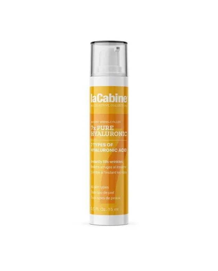 la-cabine-7-pure-hyaluronic-2-en-1-serum-creme-15-ml LACABINE Acide hyaluronique pur 7X | 15 ml Comblement instantané des rides 15ML – Image 1