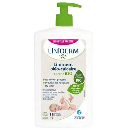 liniment-oleo-calcaire-certifie-bio-1l GILBERT LINIMENT OLEO-CALCAIRE CERTIFIE BIO 1L – Image 1
