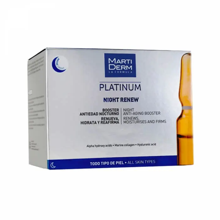 martiderm-platinum-night-renew-10-ampoules MARTIDERM PLATINUM NIGHT RENEW 10AMP 2ML – Image 1
