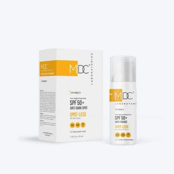 mdc-mdc-synergy-ecran-solaire-spf-50-spotless-tous-types-de-peaux-50-ml-cremes-solaires MDC SYNERGY ECRAN SOLAIRE SPF 50 SPOTLESS TOUS TYPES DE PEAUX 50 ML – Image 1