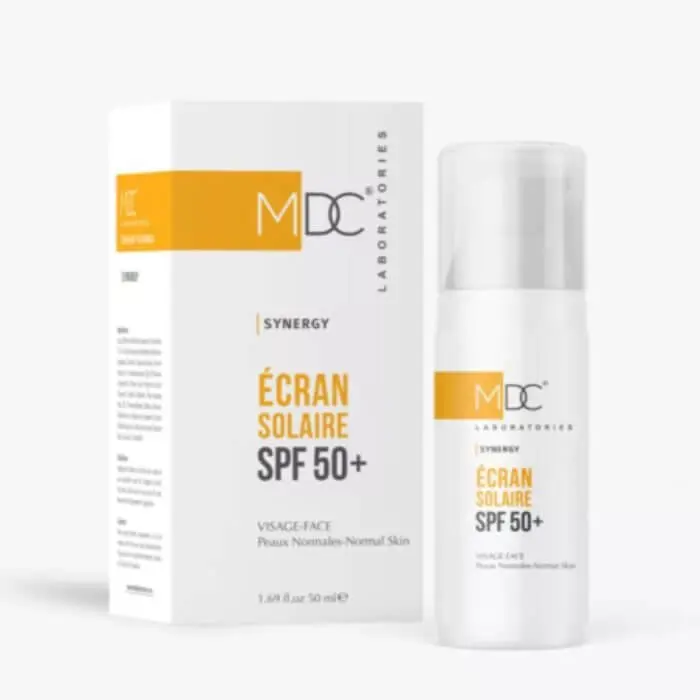 mdc-synery-ecran-solaire-spf-50-50-ml-peaux-normales MDC SYNERY ECRAN SOLAIRE SPF 50+ 50 ML PEAUX NORMALES – Image 1