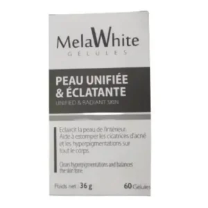 MELAWHITE PEAU UNIFIE ET ECLATANTE  60 GELULES