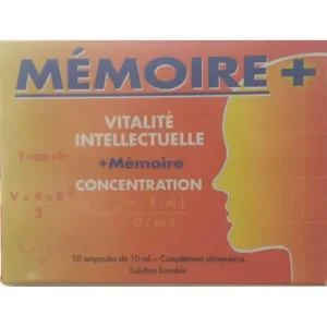 MÉMOIRE PLUS BOITE DE 10 AMPOULES BUVABLES