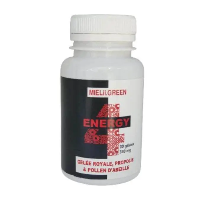 mieliigreen-mielii-green-energy-30-gelules-340-mg-vitamine-et-forme MIELII GREEN ENERGY 30 GELULES 340 MG – Image 1