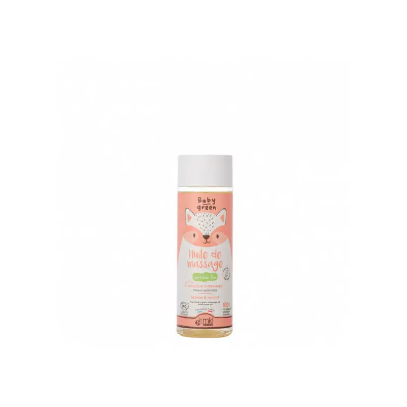 mkl-green-nature-baby-green-huile-de-massage-bio-100ml Baby Green Huile de Massage Bio 100 ml – Image 1