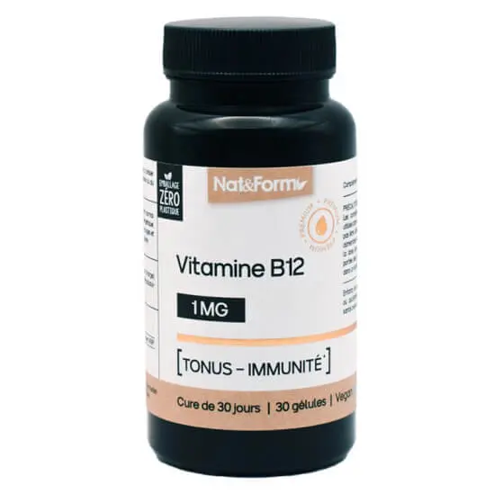Nat&Form Vitamine B12 Nutraceutique 30 Gélules