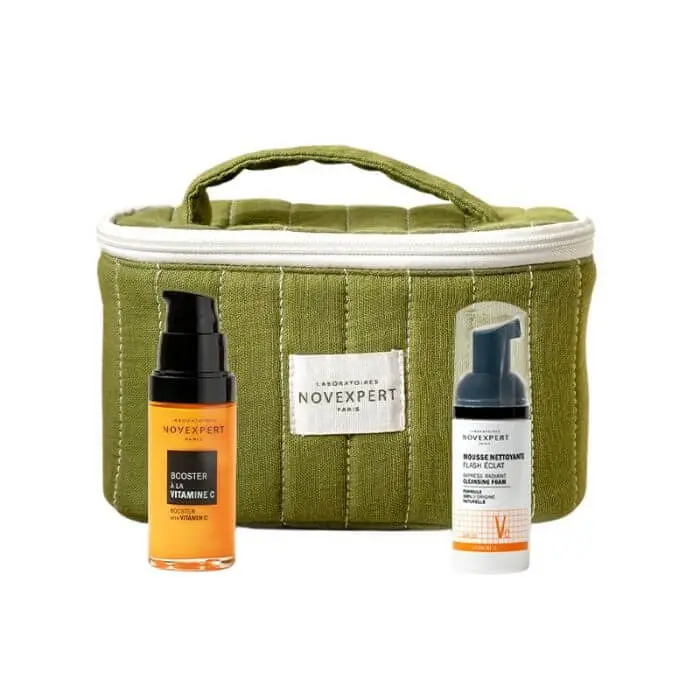 novexpert-offre-serum-booster-à-la-vitamine-c-30-ml-mousse-nettoyante-format-voyage-offert (1) NOVEXPERT Trousse Routine Eclat et Anti-Âge Sérum Booster à la Vitamine C 30ml + Mousse Nettoyante Flash Eclat Vitamine C 40ml – Image 1