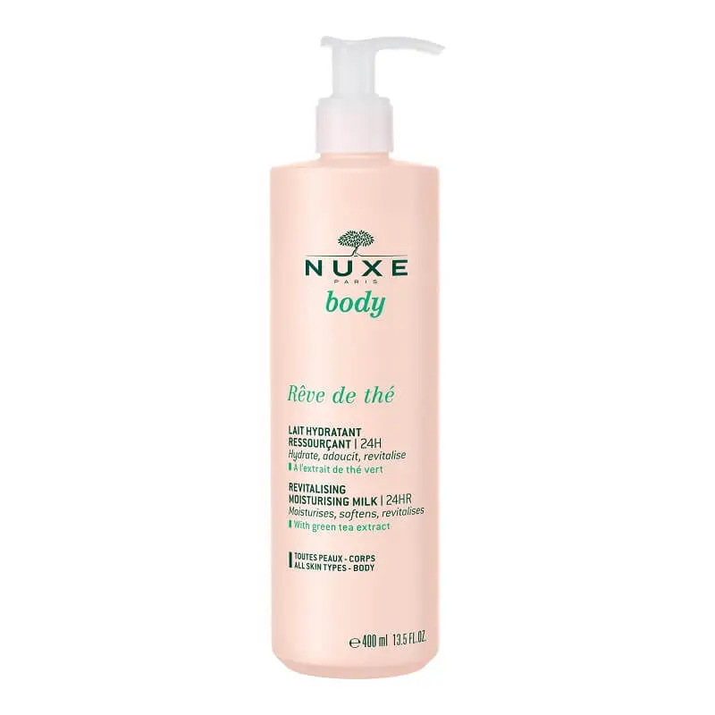 nuxe-body-reve-de-the-lait-hydratant-ressourcant-24h-400ml NUXE BODY REVE DE THE LAIT HYDRATANT RESSOURÇANT 24H 400ML – Image 1