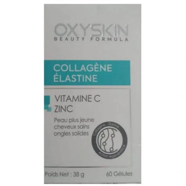 oxyskin-collagene-elastine-60-gelules Oxyskin collagène élastine 60 gélules – Image 1