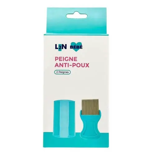peigne-anti-poux L2N Bébé - Peigne Anti-Poux - 2 peignes – Image 1