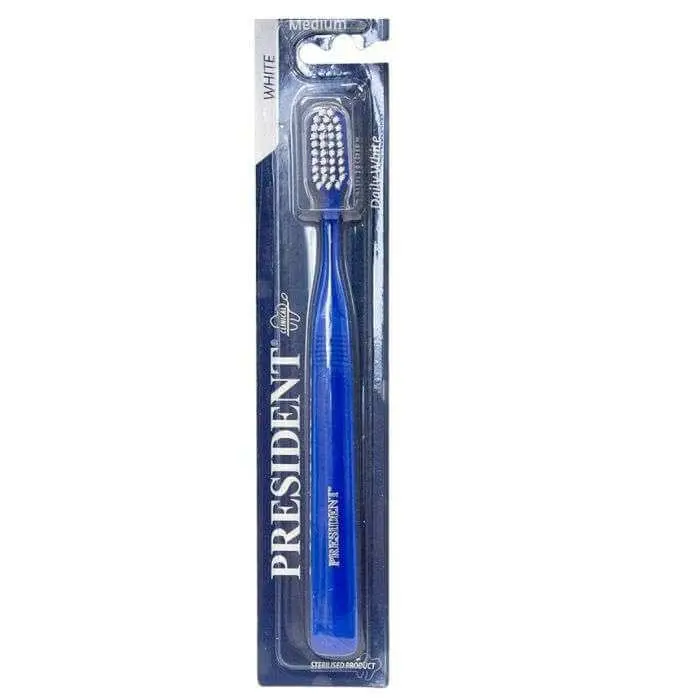 president-president-brosse-a-dents-medium-white-brosses-a-dents PRESIDENT BROSSE A DENT WHITE MEDIUM – Image 1