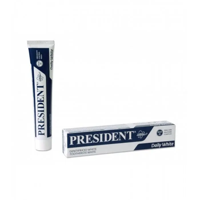 president-president-dentifrice-blancheur-75-ml-dentaire PRESIDENT DENTIFRICE DAILY WHITE 50ML – Image 1