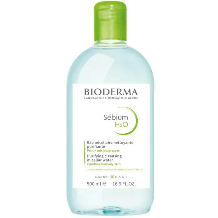 product BIODERMA SEBIUM H2O EAU MICELLAIRE NETTOYANTE PURIFIANTE 500ML – Image 1