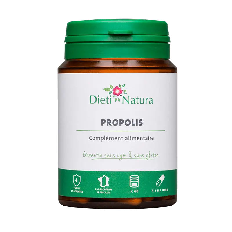 propolis DIETI NATURA PROPOLIS 60 GELULES – Image 1