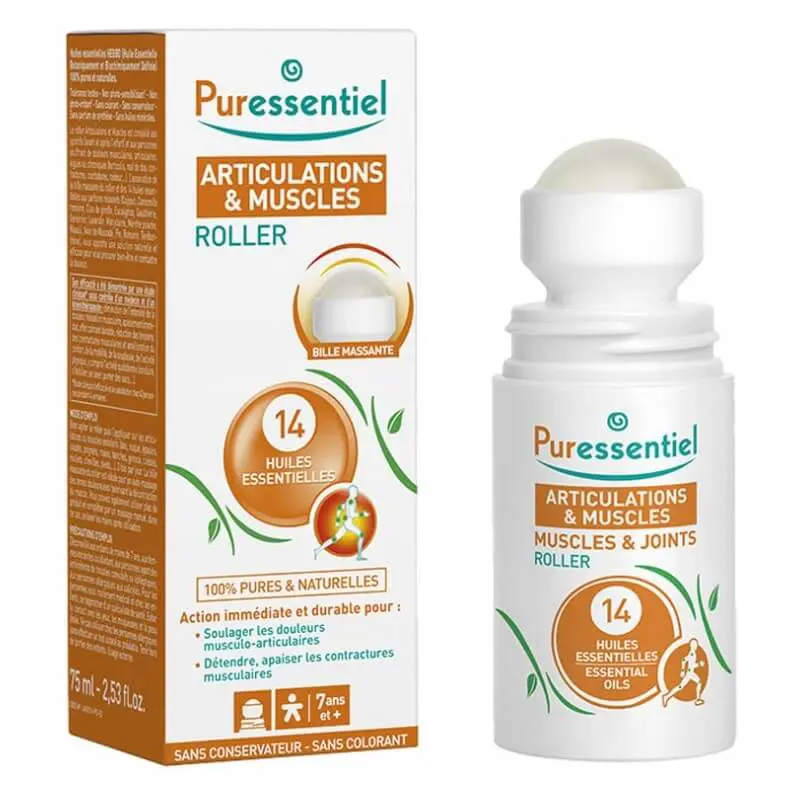 PURESSENTIEL ARTICULATIONS & MUSCLES ROLLER 14 HE 75ML