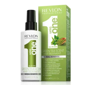 REVLON - UNIQ ONE TRAITEMENT CAPILLAIRE THÉ VERT 10 BIENFAITS RÉELS - 150ML
