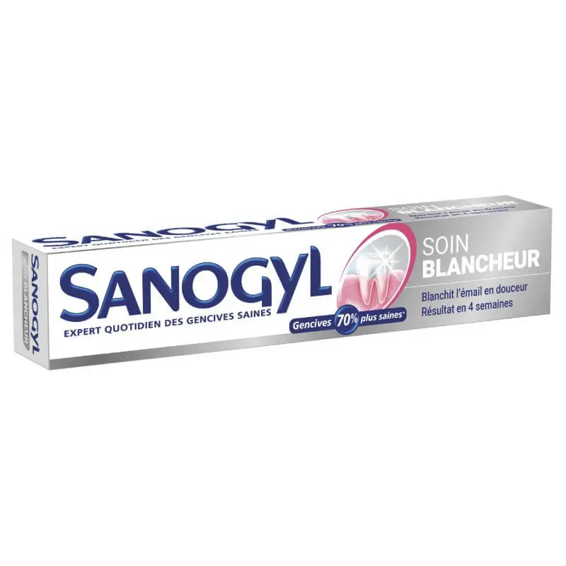 sanogyl-dentifrice-blancheur-75ml- SANOGYL DENTIFRICE BLANCHEUR 75ML – Image 1