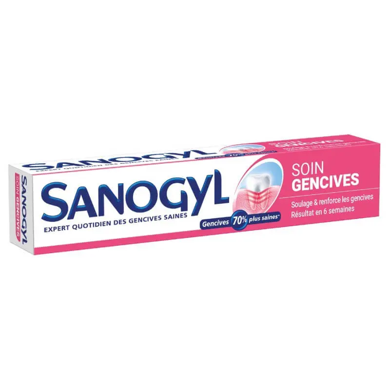 sanogyl-dentifrice-soin-gencives-75ml Sanogyl Dentifrice Rose gencives sensibles - 75ml – Image 1