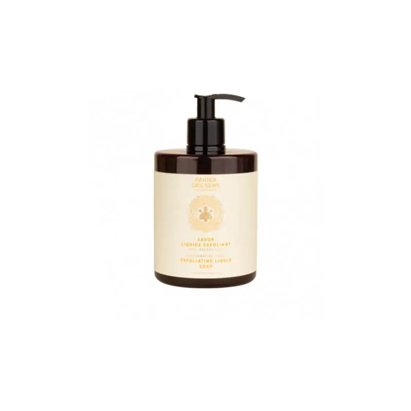 savon-liquide-de-marseille-miel-500ml (1) PANIER DES SENS SAVON LIQUIDE EXFOLIANT MIEL 500ML – Image 1