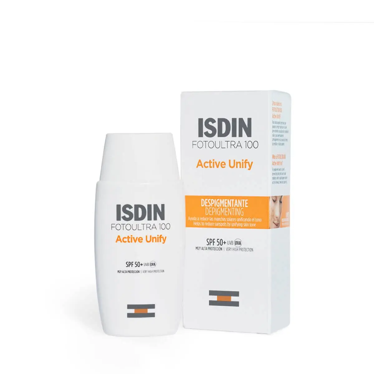 thumbnail_web-es_1160_th_activeunify_main_0_0_0 ISDIN FOTOULTRA 100 ACTIVE UNIFY CORRIGE ECRAN SPF 50 50ML – Image 1