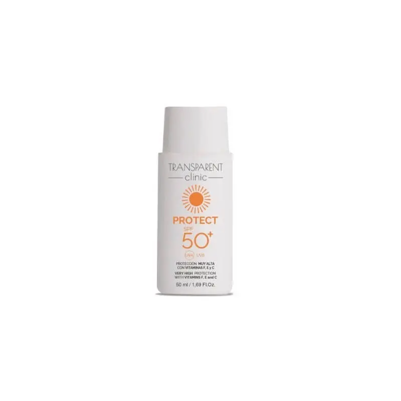 transparent-clinic-protect-spf50-50ml Transparent Clinic PROTECT EMULSION SPF50+ 50ML – Image 1