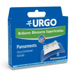URGO PANSEMENT BRULURES WATERPROOF BOITE DE 6