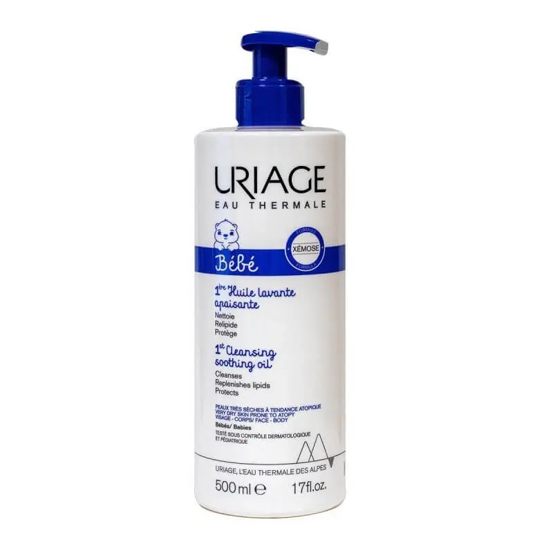 uriage-bebe-1er-huile-lavante-apaisante-500ml URIAGE BEBE 1ER HUILE LAVANTE APAISANTE 500ML – Image 1