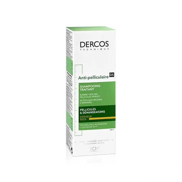 vichy-dercos-shampoing-traitant-anti-pelliculaire-cheveux-secs-200ml-3 Vichy Dercos Shampoing Traitant Anti-Pelliculaire Cheveux Secs | 200ml – Image 1