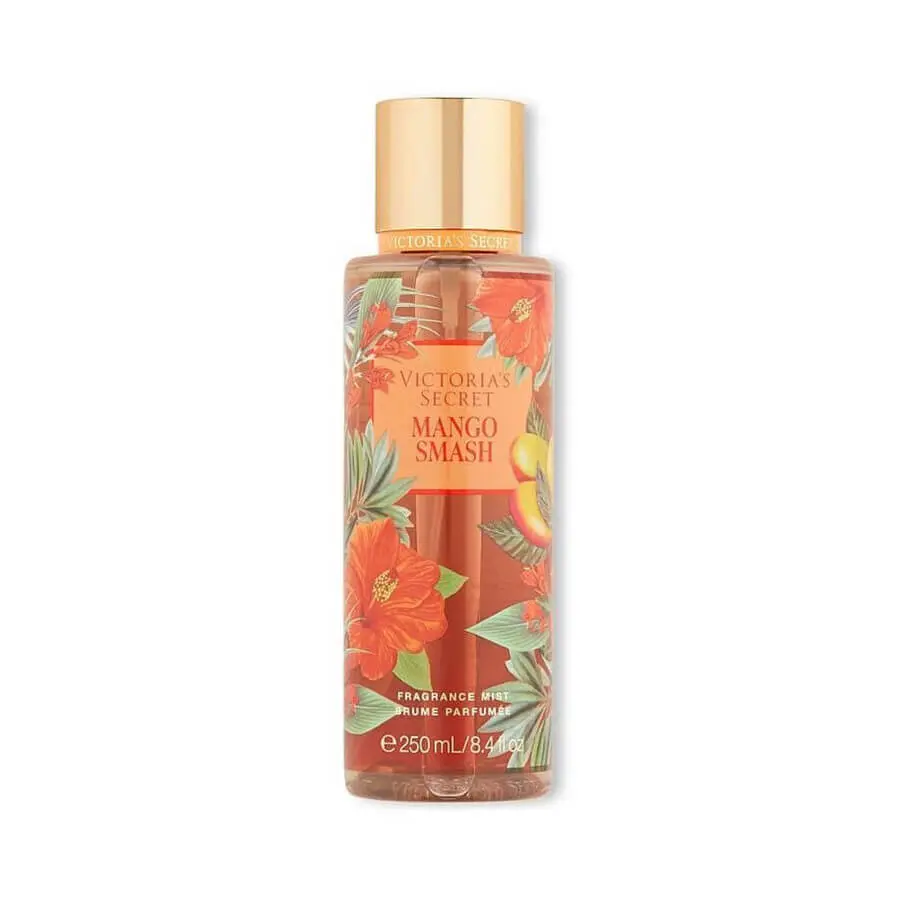 victoria-secret-ladies-mango-smash-mist-84-oz-fragrances-667557640945 VICTORIA’S SECRET – Mango smash Brume Parfumée 250 ml – Image 1