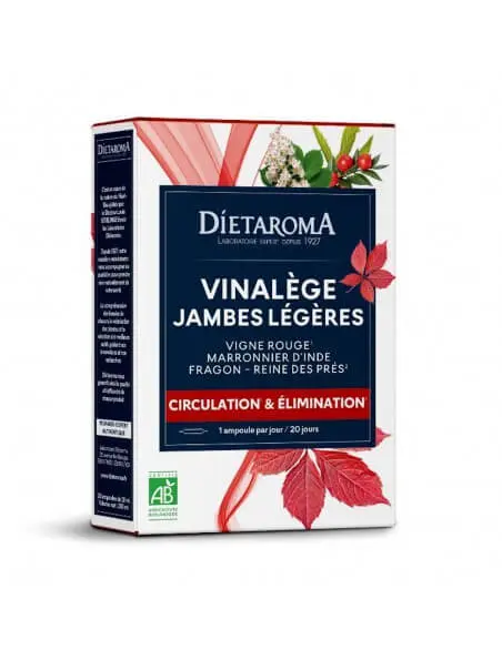 vinalege-bio-circulation-et-elimination-20-ampoules-dietaroma DIETAROMA Circulation et Elimination 20 ampoules – Image 1