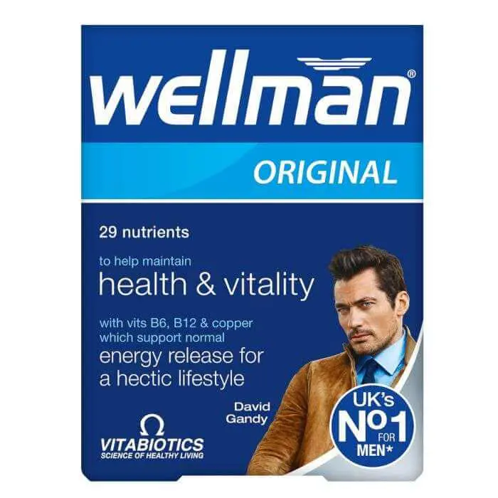 vitabiotics-vitabiotics-wellman-original-30-comprimes-vitamines-et-formes WELLMAN VITABIOTICS ORIGINAL 30 COMPRIMES – Image 1