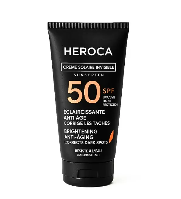 Heroca-Sunscreen-Creme-Solaire-Invisible-spf50-50ml Heroca Sunscreen Creme Solaire Invisible Spf50+ 50ml – Image 1