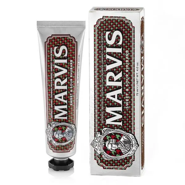 Marvis-Sweet-Sour-Rhubarb-Toothpaste-75ml Marvis - Toothpaste - Sweet & Sour Rhubarb – Image 1