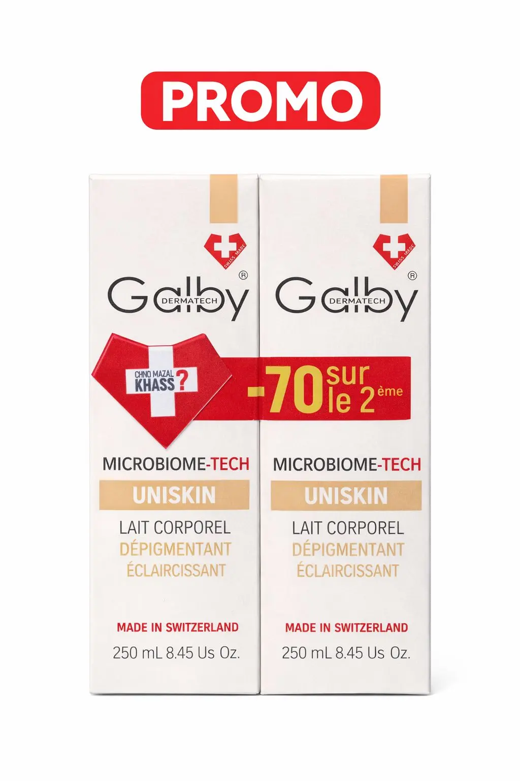 WhatsApp Image 2026-02-22 at 11.41.51 GALBY UNISKIN LAIT CORPOREL DEPIGMENTANTE 250ML PACK PROMO – Image 1